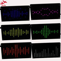 Freeshipping Diy Music Spectrum Display Big Size 256 Segment Sound Led Music Spectrum Électronique Diy Led Flash Kit 6 Couleurs