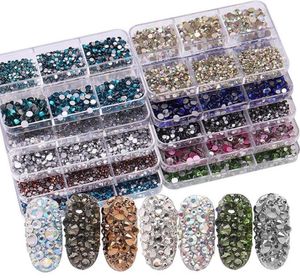 Diy Nail Art Decorations Nails Fakes Teenitor Professional Decoration with Gems for Foil Glitters for Hand Beauty4540035