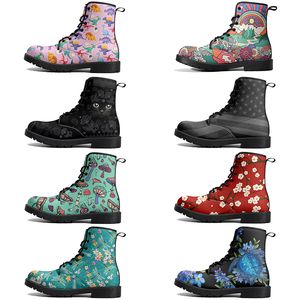 DIY nuevas botas Martin clásicas antideslizantes otoño invierno hombre mujer versátil fresco personalizado cálido moda versátil botas casuales elevadas 66229