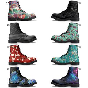 DIY nuevas botas Martin clásicas antideslizantes otoño invierno hombre mujer versátil tendencia fresca personalizada cálida moda versátil botas casuales elevadas 65507