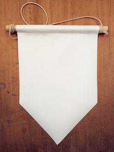 Doe -het -zelf feestdecor muur hangen blanco aangepaste canvas vlag banner 220616