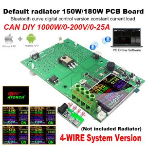 DIY PCB -kaart 4 Draad 1000W USB Tester Elektronische belasting Lithium 18650 Batterijcapaciteit Monitor Afvoer DC Voedingsmeter