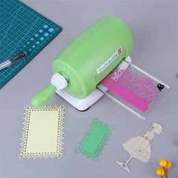Máquina de grabado en relieve de corte de papel de plástico DIY Craft Scrapbooking Album Cutter Piece Die Cut Die-Cut Machine Craft Tools T200107