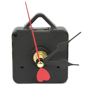 Mécanisme de mouvement d'horloge murale à Quartz bricolage avec heure noire flèches rouges secondes montre mouvement pièces de réparation Kit d'outils horlogerie