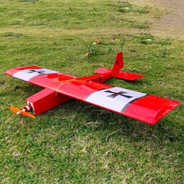 Plan de contrôle radio de bricolage 580 mm envergure Balsawood RC Airplan pour débutant télécommande Aircraft Toys Kits non assemblés 240508
