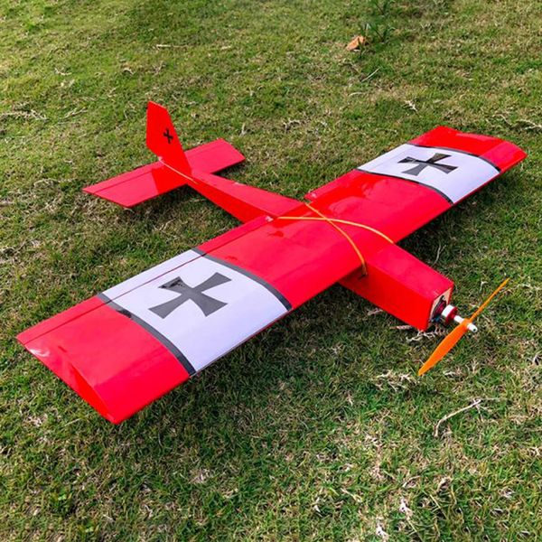 DIY RC Airplane 580mm Wingspan Balsawood Remote Control Aircraft pour le modèle de vol débutant