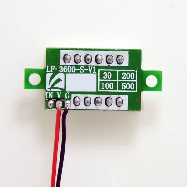 DIY rouge bleu numérique mini module d'affichage DC2.5V-32V DC0-100V Voltmeter Tension Testeur Panneau Panneau Panneau pour moto