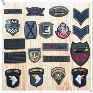 Accessoires de couture bricolage patchs de l'armée américaine personnalisés pour les notions de vêtements fer sur badge autocollant sweat à capuche broderie chapeau jean Patch