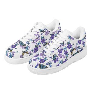 Zapatos de bricolaje para hombre zapatos para correr uno para hombres mujeres plataforma zapatilla de deporte casual fondo blanco flores y mariposas entrenadores deportes al aire libre 36-48