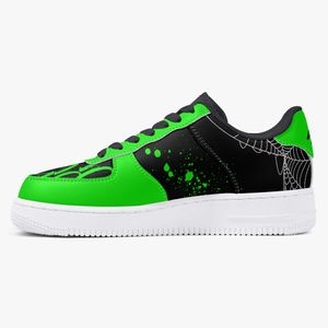 DIY schoenen groen voor heren dames platform casual sneaker gepersonaliseerde tekst met coole stijl trainers mode outdoorschoenen 36-48 87675