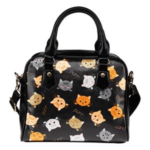 Bolsos de hombro diy, bolsos de hombro personalizados para hombres y mujeres, bolsos de mano, bolsos de mano, mochila para mujer, moda negra, regalos personalizados para parejas únicos 84295