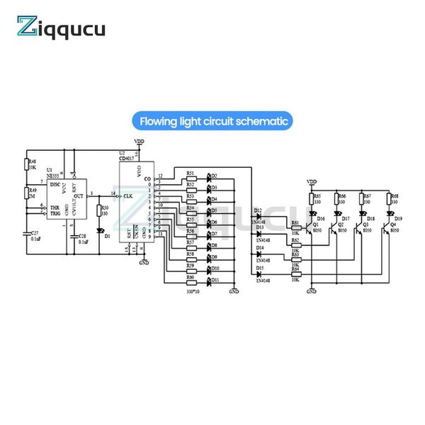 DIY SMD SMT PRÁCTICA DE Soldadura Junta de capacitación de habilidad