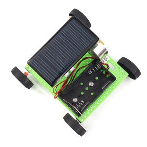 DIY Solar Elektrisch voertuig Kleine en middelgrote Wetenschappen Experimentele fysica -uitvindingen Puzzelspeelgoed