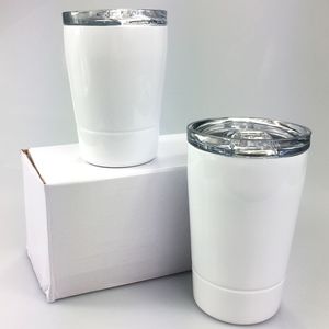 DIY Sublimatie 8oz Kids Tumbler 304 Roestvrijstalen Mok Kid Waterfles Travel Mokken Cups Wijnglazen