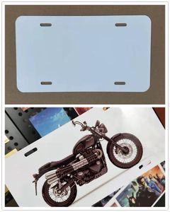 DIY Sublimation Kentekenplaat Blanks Metalen Aluminium Automotive Nummerplaat Tag Hitte Thermische overdrachtsblad voor aangepast ontwerp