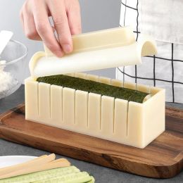 Molde Circular para hacer Sushi DIY, molde japonés para pastel, molde multifunción, juego de herramientas de fabricación cuadrada, accesorios de cocina
