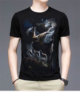 T-Shirt manches courtes col rond homme, ample et décontracté, à la mode, imprimé ultra-fin, européen et américain, DIY, 863