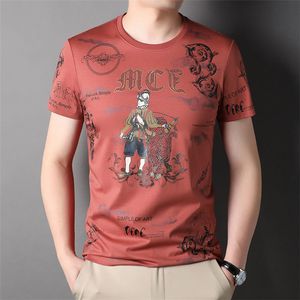 DIY T-shirt 871 Nieuwe zomer Europese en Amerikaanse heren T-shirt stripfiguur 3D-printen Casual losse ronde hals korte mouw top 33