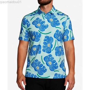 DIY T-shirt zomer heren golfpolo T-shirts met korte mouwen Golfkleding Ademende stof Outdoor Sportkleding Golfkleding Golfshirts van hoge kwaliteit L230713