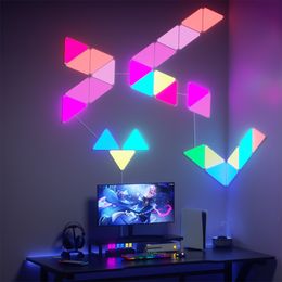 DIY Triangle Light Quantumlamp App Controle kleurrijke RGB slim