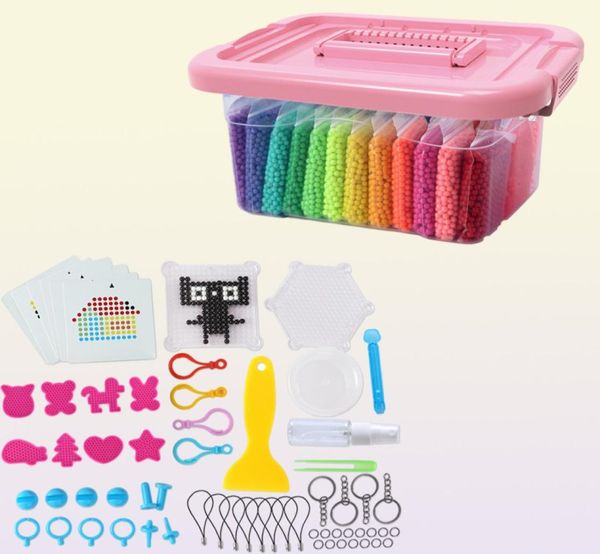 Bricolage des perles d'eau Toys for Children Montessori Magic Puzzle Puzzle Toys Perles Set Kids Girls Boys 3 5 7 8 ans Toys 2203267239