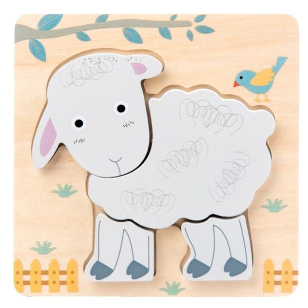 DIY WOODEN SPLICING MODEAU MODÈLE ASSELLAGE ANIMAUX ASSEMBLE CADEAU jouet pour les enfants