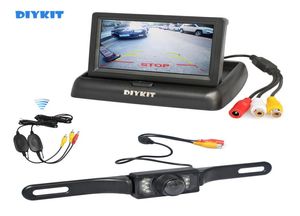 Diykit Wireless sans fil 43 pouces Kit de caméra inverse de la voiture