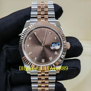 DJ Fabriek Vrouwen Horloge Automatisch Mechanisch Horloge Mannen Rose Goud 41mm Saffier Dame 126331 Horloges Mannelijke MS Horloges