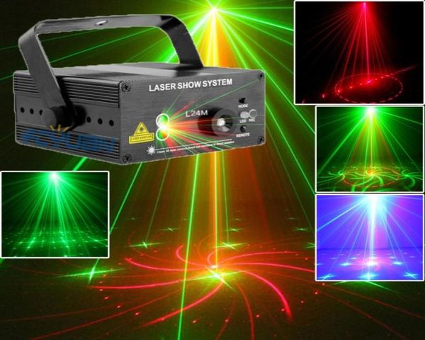 DJ Laser Projecteur 18 Modèles Red Green Night Club Éclairage APARELHO DE SOM HOME PARKING LASER DISCO Light Stage Effet 2655646