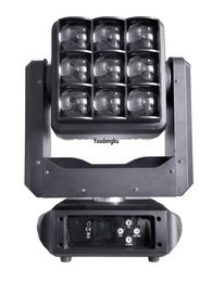 DJ Night Club Disco Stage Lighting DMX 9X40W RGBW 4 in 1 Zoom Waslamp LED Moving Head Matrix