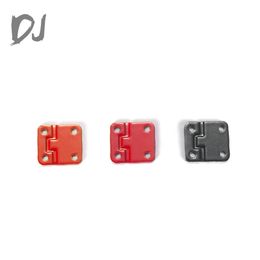 DJ Pièces 4PCS Hinge de porte en métal colorée pour 1:10 RC Track Truck for T4 Lily Page de mise à niveau Accessoires