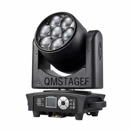 DJ Stage Bar KTV Disco Nachtclub 11/18CH 7X40W LED Wash Zoom Beam met CTO 4in1 RGBW Sharpy Effect Moving Head Zoom Wash Light Podiumverlichting