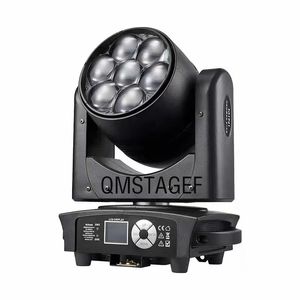 DJ Stage Bar KTV Disco Nightclub 11/18CH 7X40W LED Wash Zoom Beam avec CTO 4in1 RGBW Sharpy Effect Tête Mobile Zoom Wash Light Stage Lighting