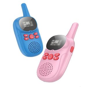 DJ300 Wireless 3km Enfants interactifs Walkie Talkies Toy Abs Abs Two Charge Call Kids Way Cadeaux Radio USB extérieur Lunro