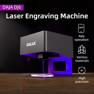 DJ6 Mini DIY -lasergravure en snijmachine Laser graveur 3W laserprinter voor houten leerglas 240423