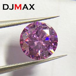 DJMAX 0.5- 3ct Rare rose lâche pierre rouge violet couleur VVS1 excellente coupe couleur vert noir bleu diamants 240105