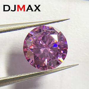 DJMAX 0,5- 3ct zeldzame roze losse steen rood paars kleur VVS1 uitstekend geslepen gekleurde groen zwart blauwe diamanten 240105