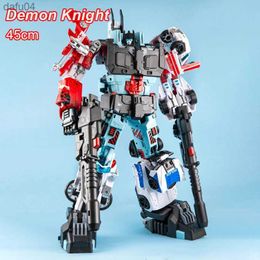 DK Demon Knight Vergroten Defensor Transformatie Robot 45CM 5 IN 1 Action Figure Vliegtuigen Brandweerwagens Model ABS Vervorming speelgoed L230522