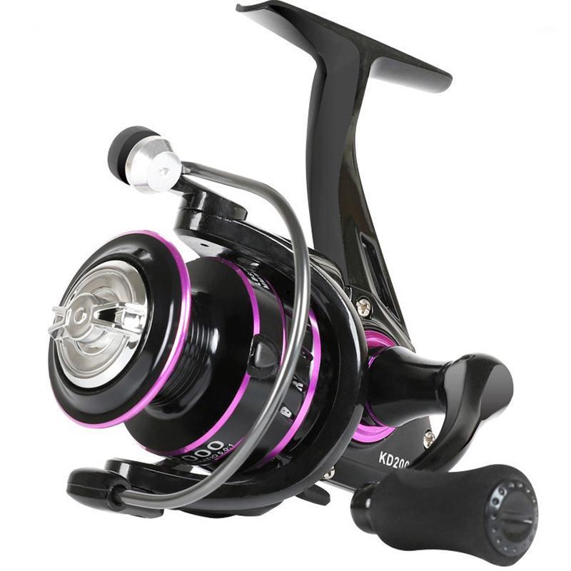 DK1000-6000 Spinning Reel CNC Aluminium Spool Fiske 10kg Max drag 4,7: 1 5,0: 1 Gear Ratio Färskvatten Saltvatten