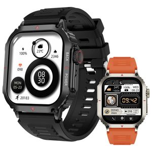 DK66 Smart Watch Charger sans fil 1,95 pouce NFC GPS Wireless Charging Tracker 330 * 385 HD Screen Men Smartwatch Bluetooth Call
