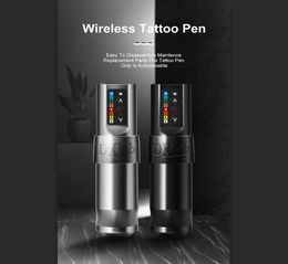 DKLAB DKW1 Wireless Tattoo Machine Pen Professional 35mm Coreless Motor Correct Uitgangsspanning 8 Niveau -aanpassing2134443