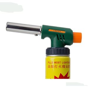 7612 High Powered Temperated Jet Head Flame Torch Lichter Handige Ontstoken Laskop