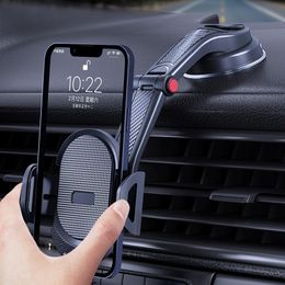DL Universal Sucker Car Phone Holder 360ﾰ Parabrisas Car Dashboard Mobile Cell Stand Soporte para teléfono inteligente de 4.5-6.7 pulgadas