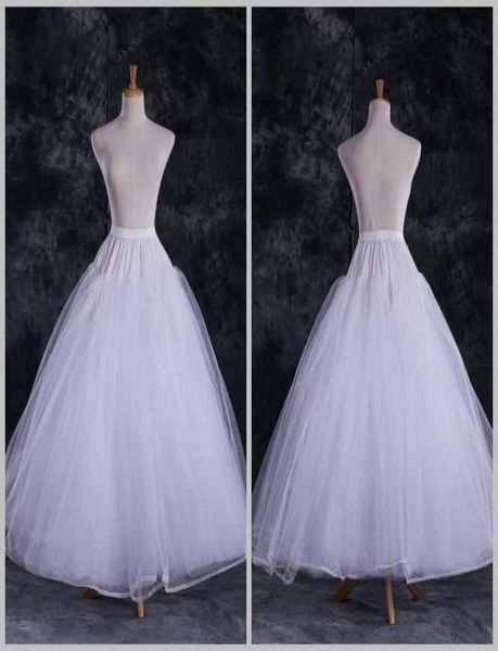 Jupon de mariée en Tulle, ligne A, bon marché, sous-jupe de mariage, Crinolines, accessoire de mariée avec doublure complète, DL09757, 1017236