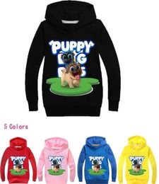 DLF 216Y Zoete Cartoon Puppet Dog Pals Hoodie Kindersweatshirts voor peutermeisjes Hoodies Puppy Vrienden Tieners Jongens Jumper LJ206361496