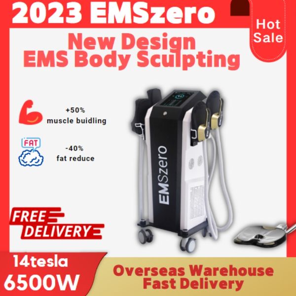 DLS-EMSLIM EMSzero 6500W 14Tesla façonnage Machine électro-aimant Muscle stimuler l'élimination des graisses sculpter le corps pour Salon