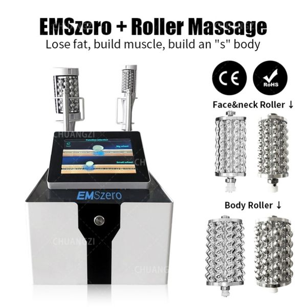 DLS-EMSlim Portable Emszero 2-en-1 Terapia de masaje con rodillos 40k Compresión Micro Vibración Vacío 5D Máquina de adelgazamiento Ventas directas de fábrica