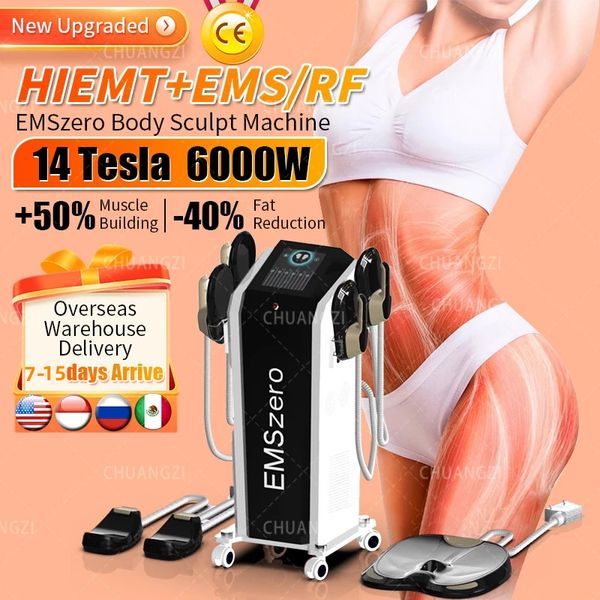 DLS-EMSlim Mise à niveau EMSzero Neo 14Tesla Shaping Machine Électromagnétique Hiemt EMS Fitness Équipement de stimulation musculaire à vendre