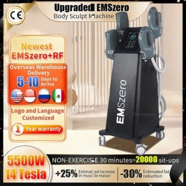 DLSEmslim Neo EMSZERO Artículos de belleza Hi-emt Body EMS Musculpt Pérdida de grasa con 2/4/5 manijas Build Muscle NEO Machine