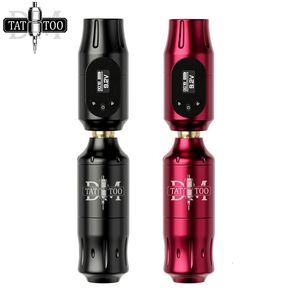 DM – Mini Machine à tatouer professionnelle sans fil, avec puissance Portable de 2000mAh, moteur sans noyau, maquillage Permanent, faible bruit, 240202